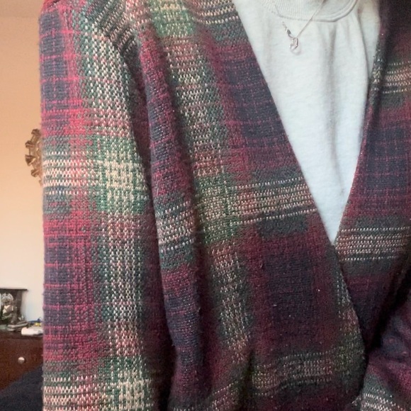 Never worn UNIF Plaid Cardigan urban outfitters - Picture 7 of 9